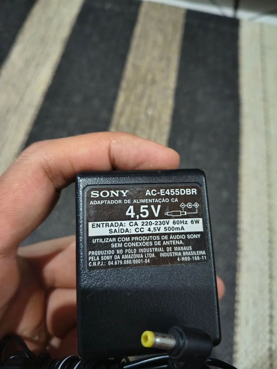 Fonte de energia para discman Sony 4.5v - 220-230v - Foto 2