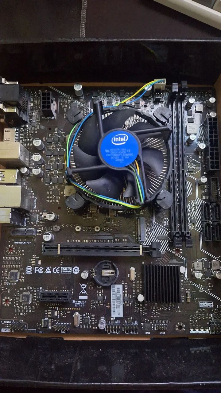 KIT PC LGA1200 - Celeron G5905 3.50GHz + Placa-Mãe + Cooler - Foto 3