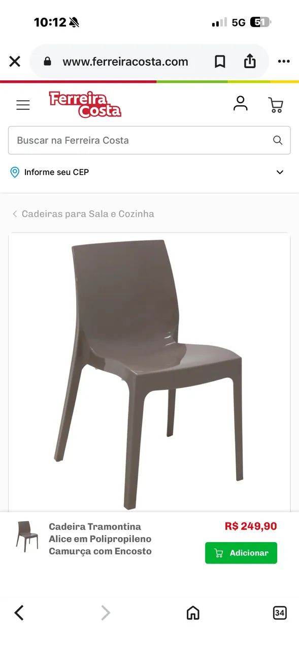 Cadeiras Tramontina  - Foto 4