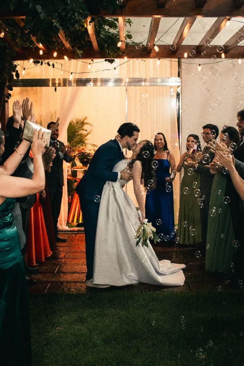 Vestido de noiva minimalista tam 36  - Foto 4