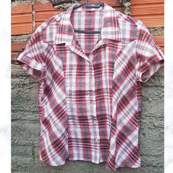 Blusa em Tecido Xadrez  - Foto 2