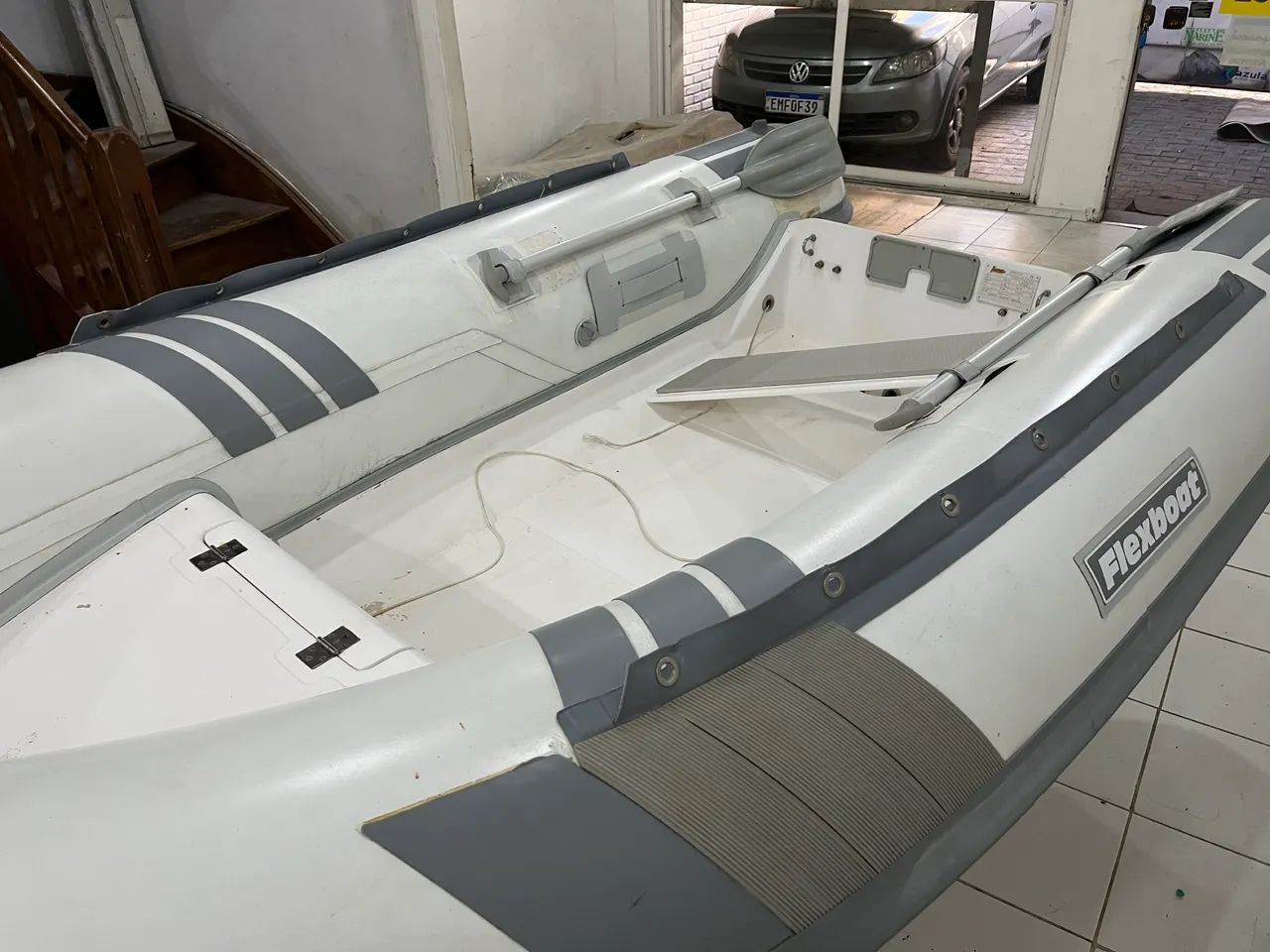 Bote flexboat SR 10 LX Branco - Foto 5