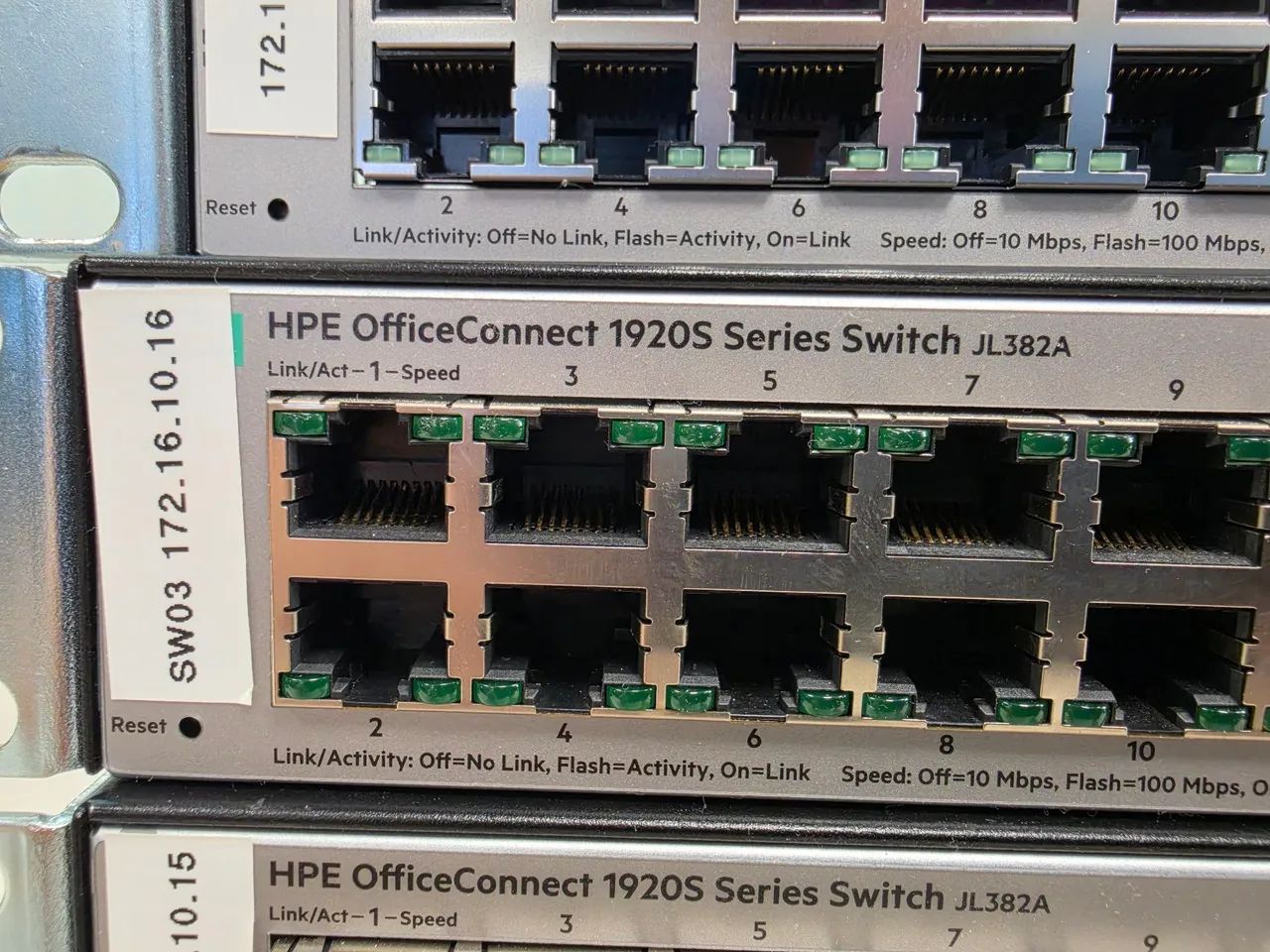 Valor unitário 3x Switch hpe 1920s 48g 4sfp - Foto 3