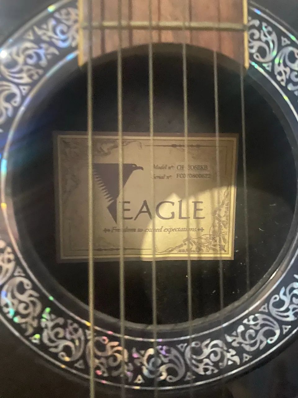 Violão Eagle Fibra Flat aço elétrico - Foto 2