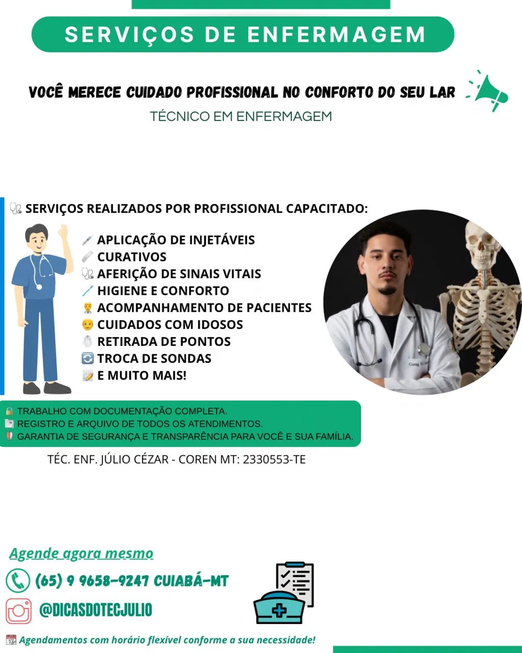 Técnico em enfermagem serviços 