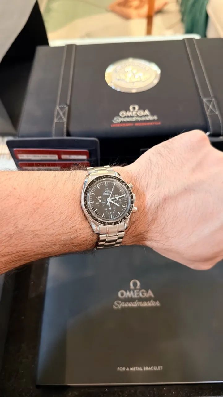 Omega Speedmaster moonwatch hesalite full set  - Foto 5