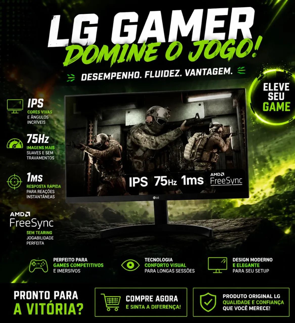 Monitor LG gamer