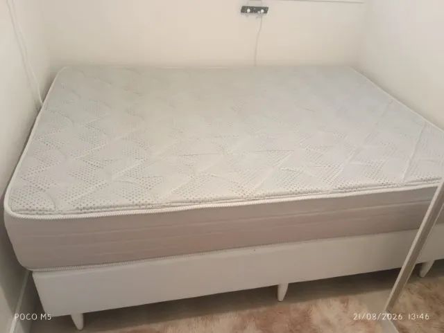 CAMA BOX ORTOBOM COM COLCHAO