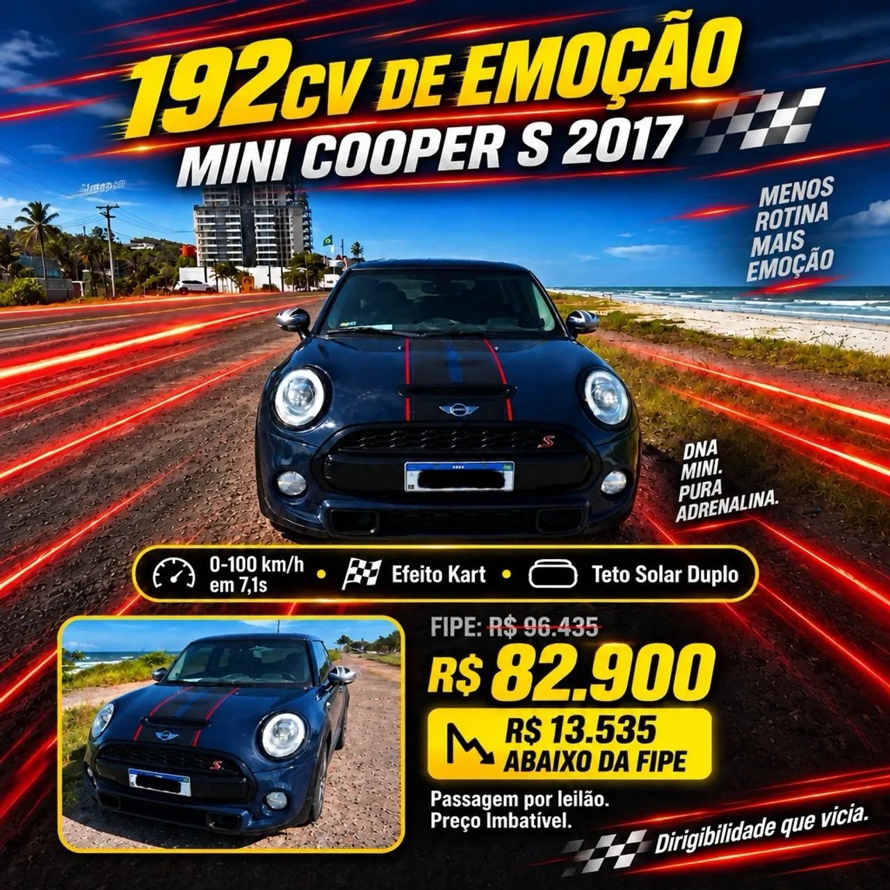 Mini Cooper COOPER S 2.0 Turbo 16v 3p Aut. 2017