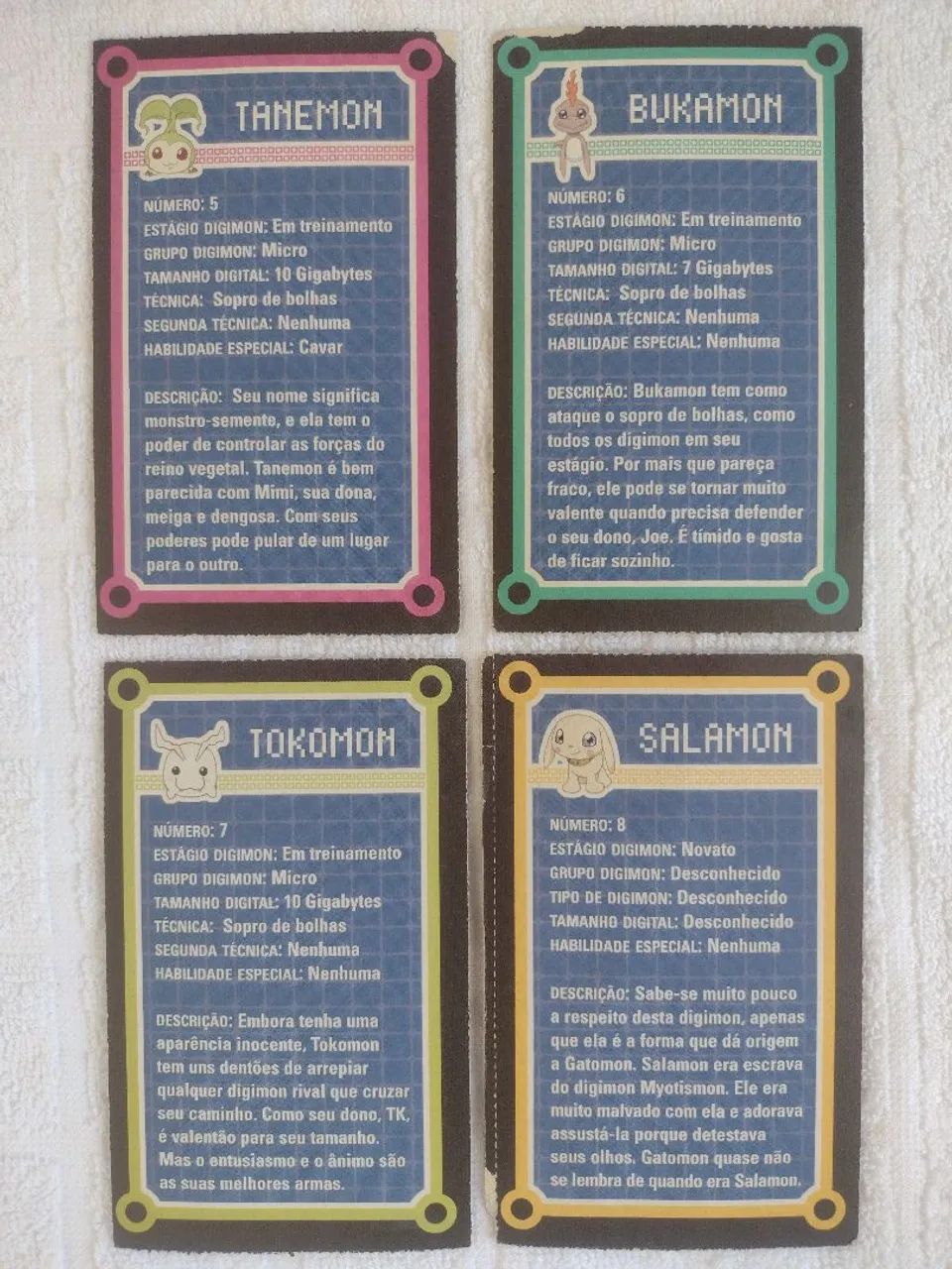 Lote Cards Antigos Revista Digimon - Foto 5