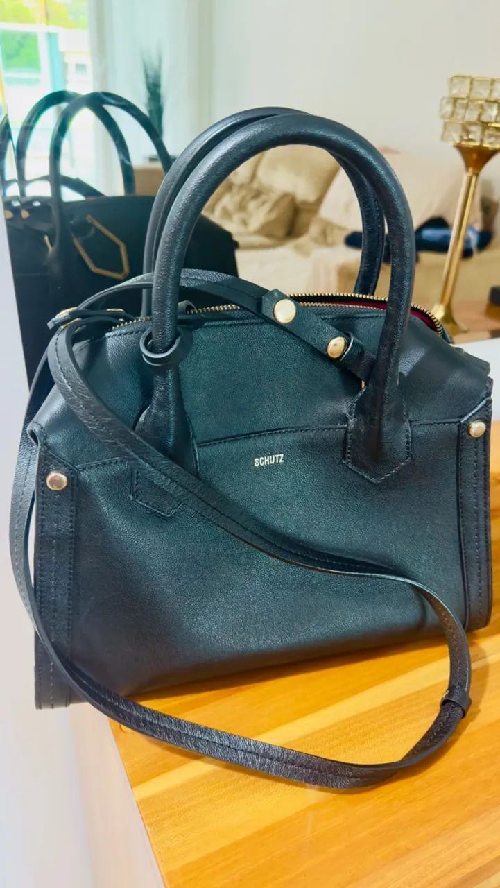 Bolsa Schutz em couro  - Foto 3