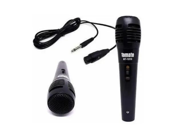 Microfone Dinâmico Com Fio Tomate Mt-1010 para se Karaoke. - Foto 3