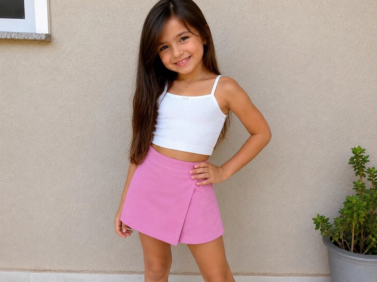 Short saia envelope/ Hering / infantil / menina 