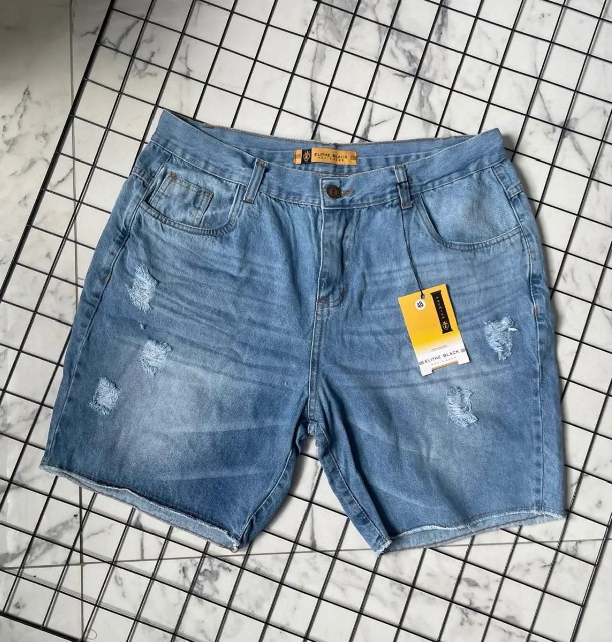 Bermuda jeans elithe black original  - Foto 2