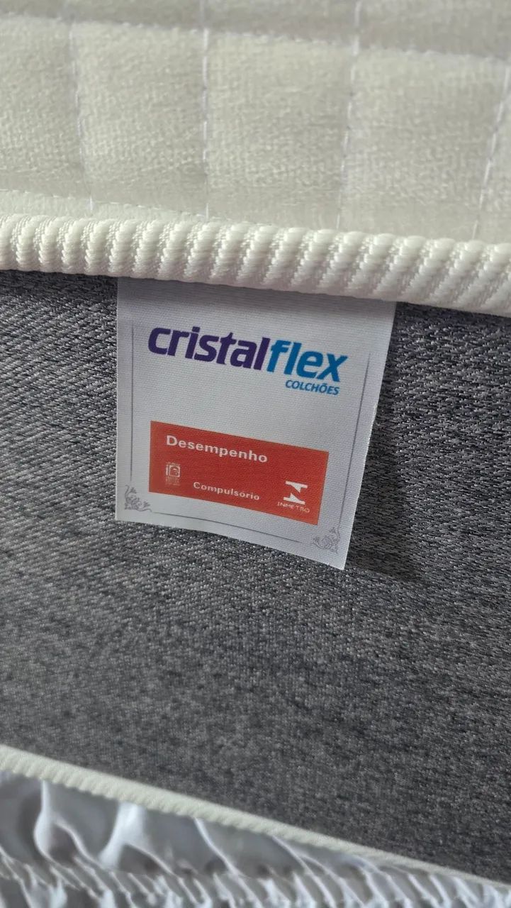 Cama box Cristal Flex Itália, molas ensacadas  - Foto 2