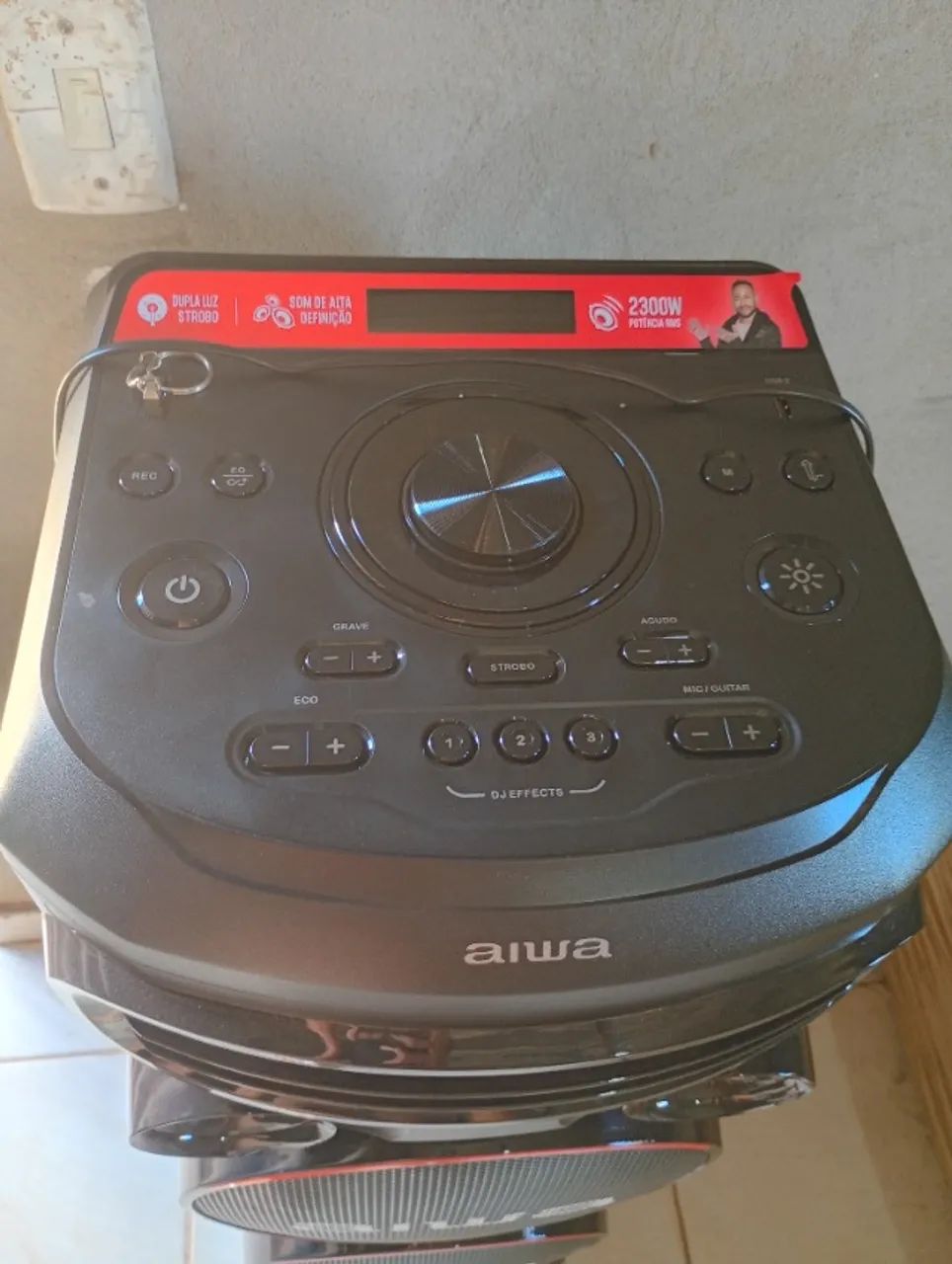 CAIXA DE SOM TORRE AIWA 2300W - Foto 4