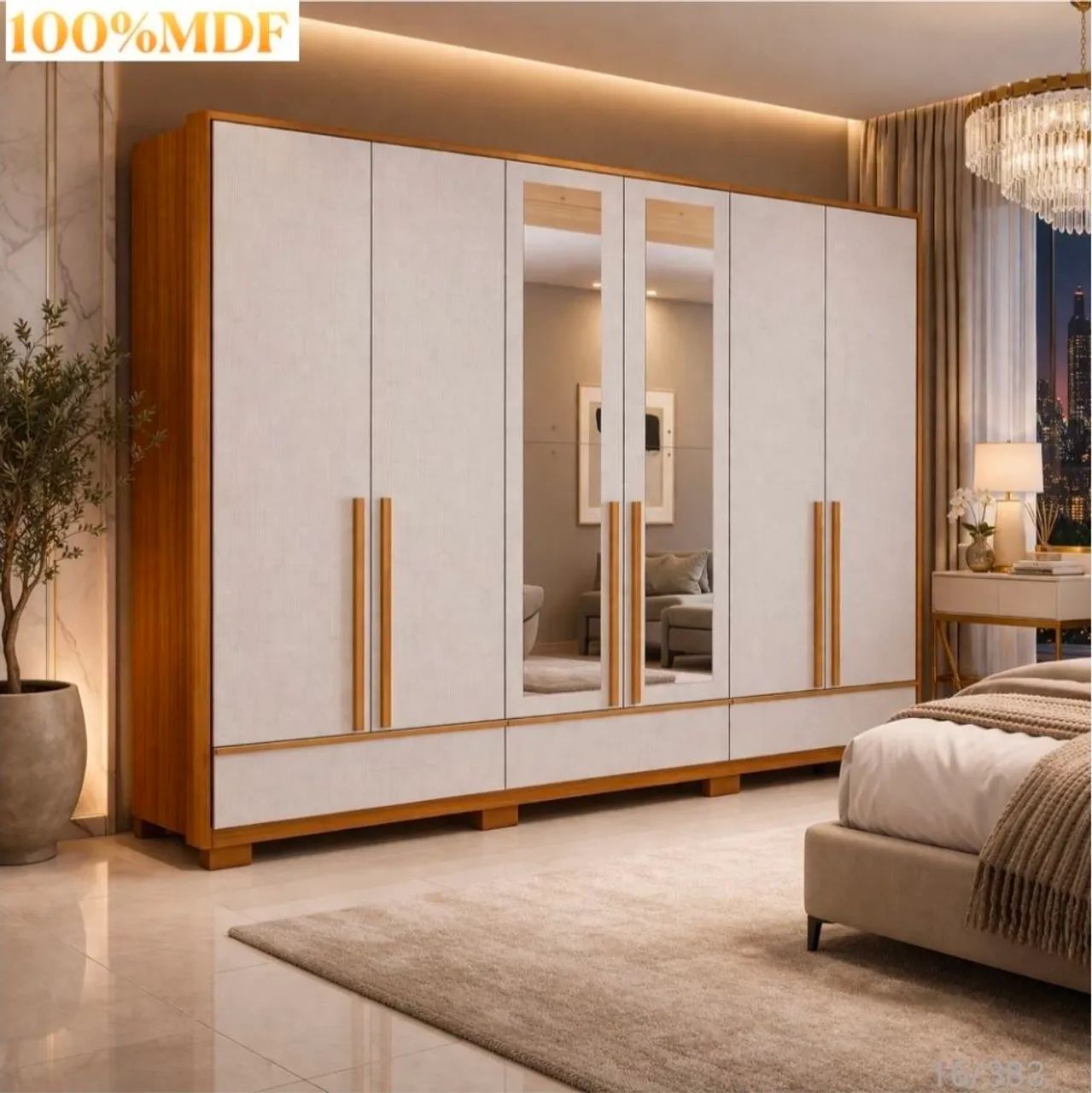 Guarda roupa casal 6 portas - MD