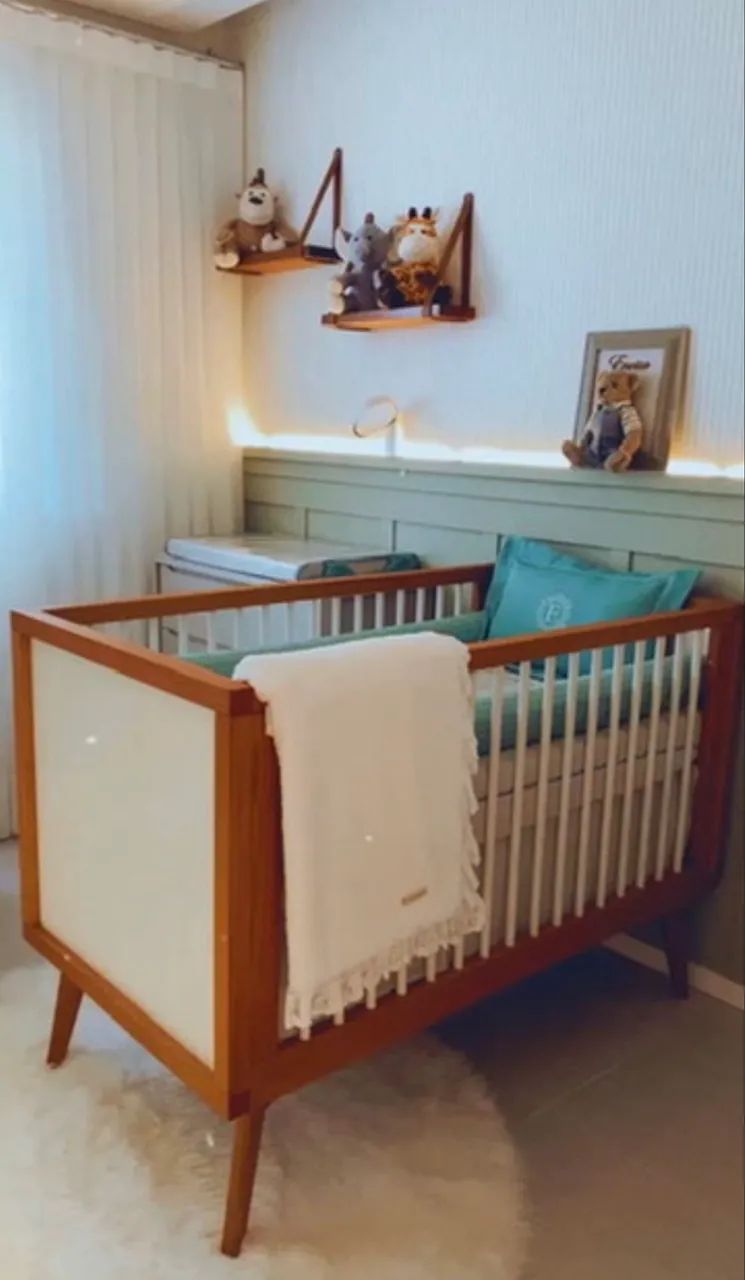 Berço Cama Retrô - Tulipa Baby