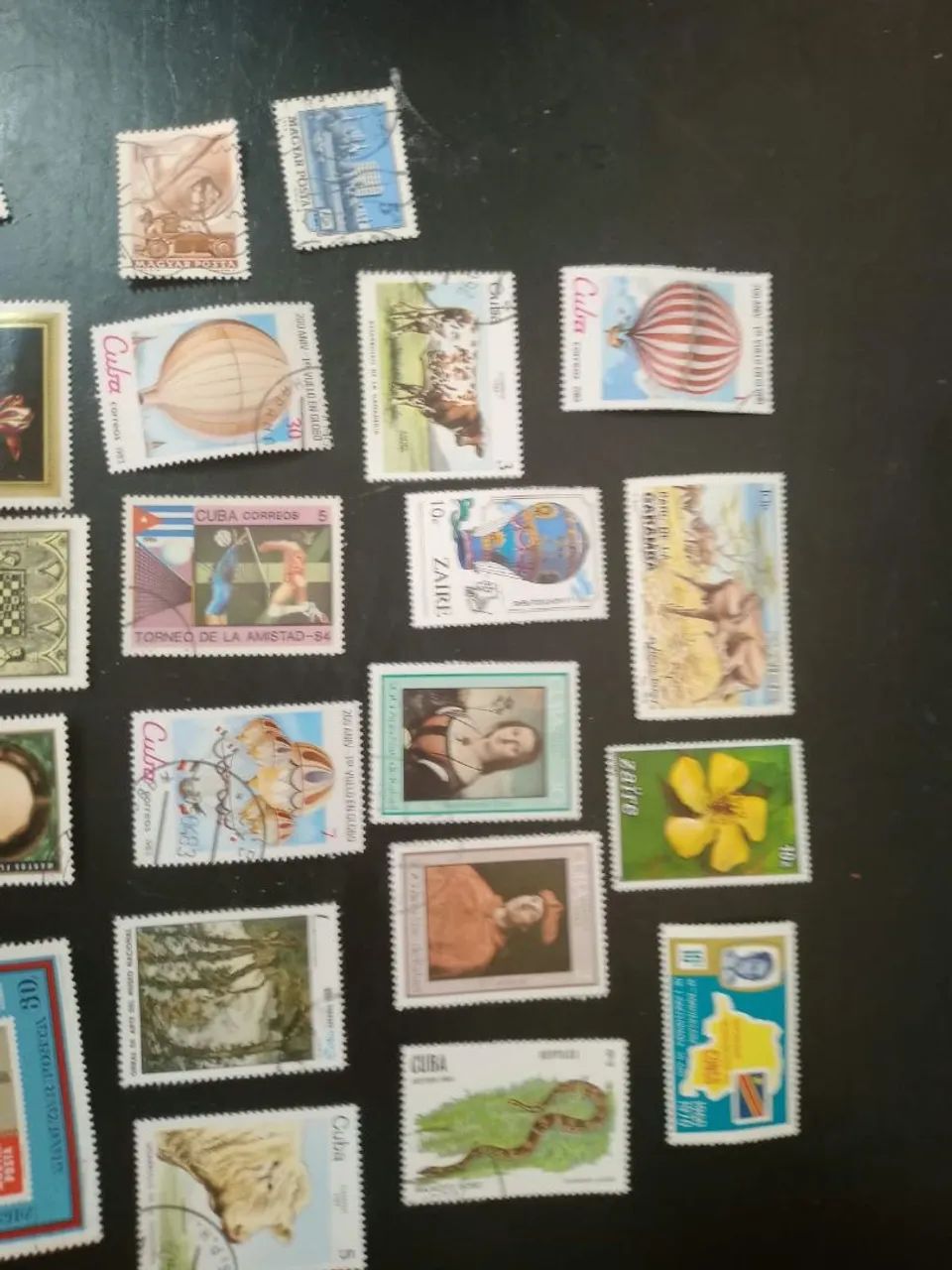 Coleção de selos antigo raridade 