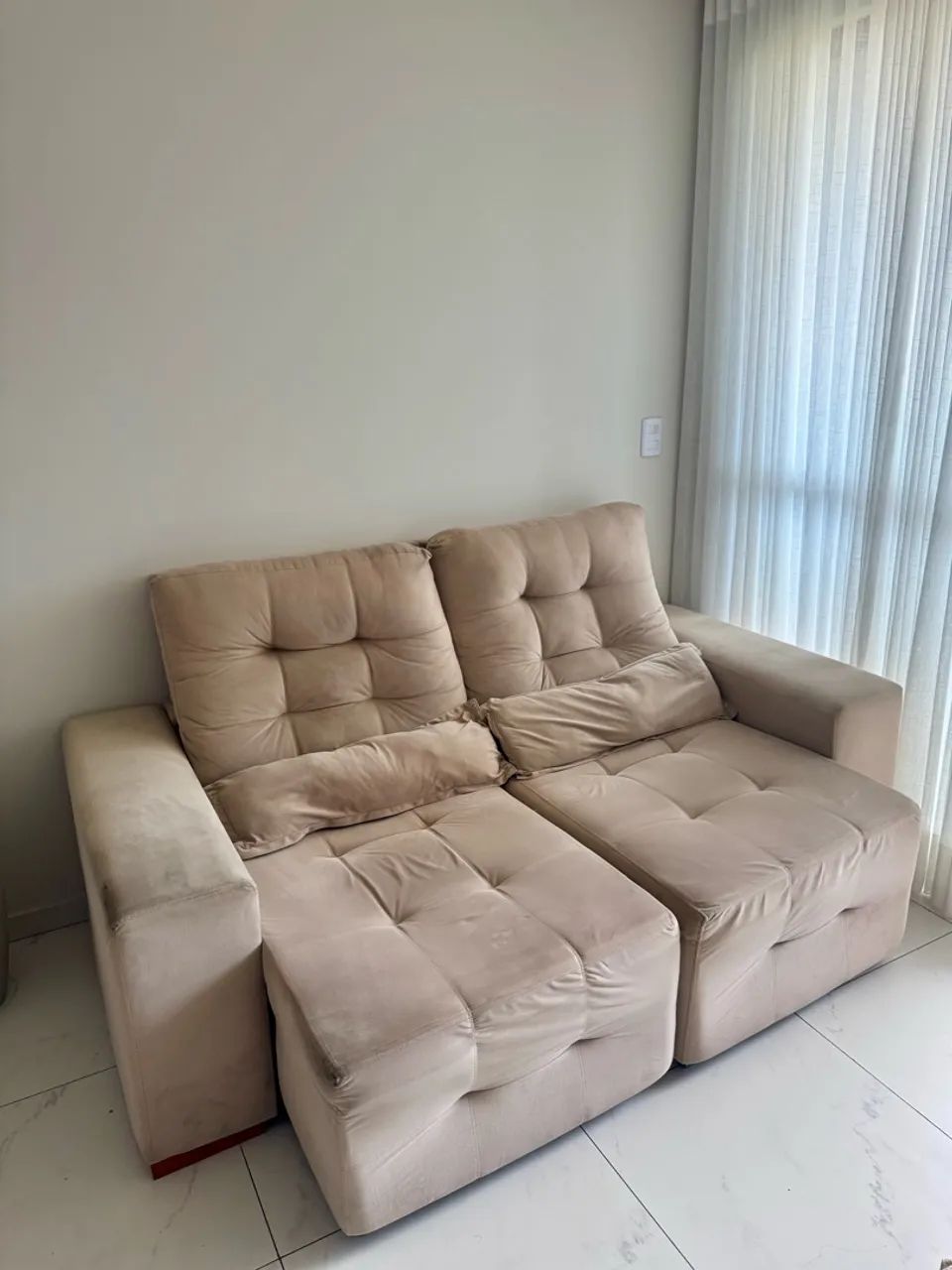 Sofá Retrátil e Reclinável | Seminovo - Foto 3