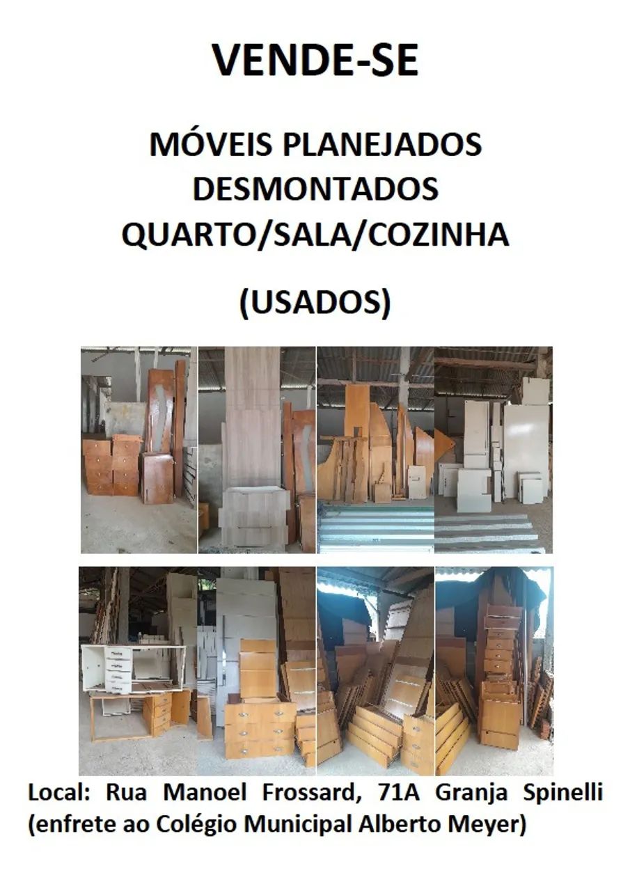 MÓVEIS PLANEJADOS QUARTO/SALA/COZINHA (PREÇO A COMBINAR)