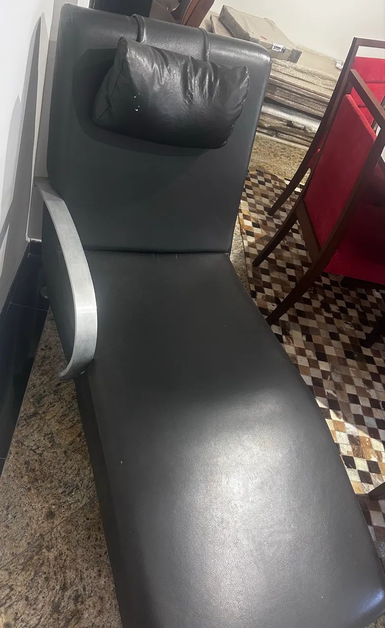 Divã Courino Preto - Foto 2