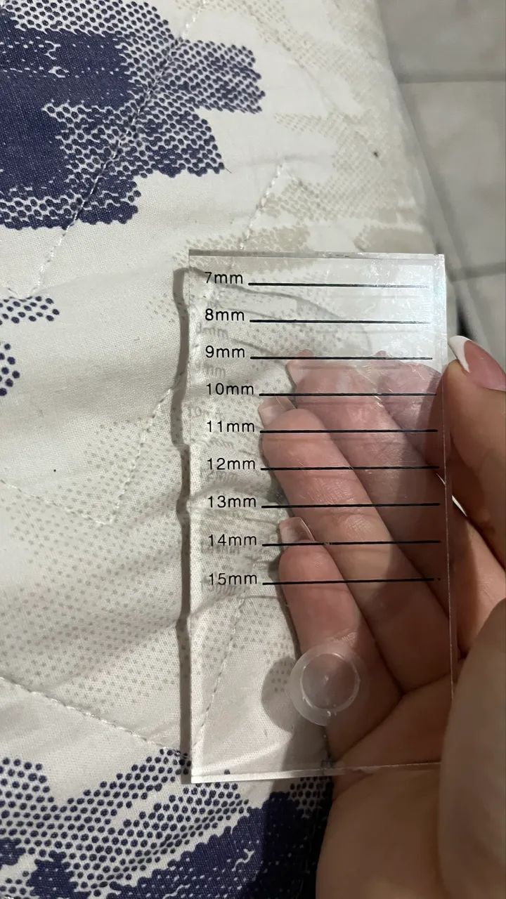 Placa suporte para cílios 
