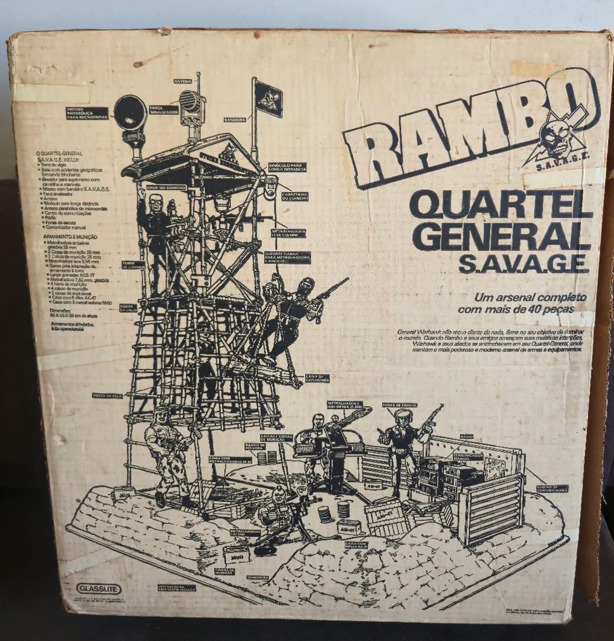 Quartel General Savage (Rambo) Glasslite Completo - Foto 2