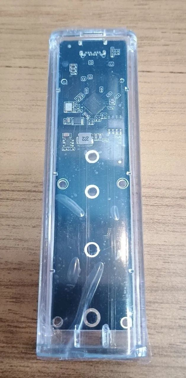 Case SSD M2 SATA - Transparente - Foto 2