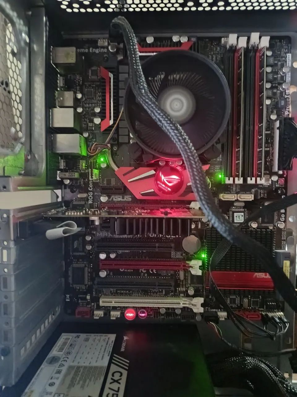 Gabinete e placa mãe Asus Maximus formula III  - Foto 3