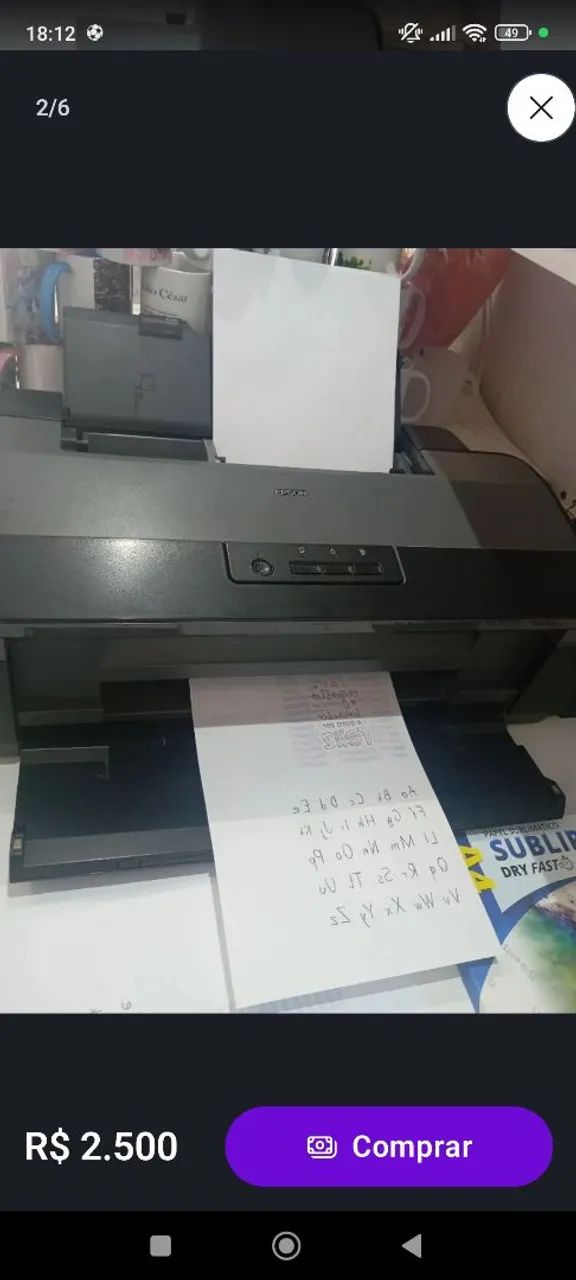 Vendo impressora a3 semi nova  - Foto 2