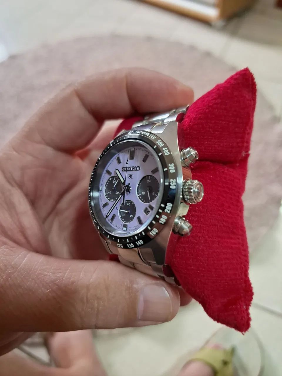 SEIKO SPEEDTIMER EDIÇÃO LIMITADA LILAS - Foto 3