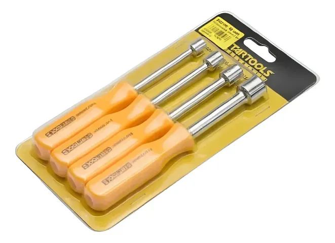 Jogo De Chaves Caminhão Cabo De Plástico C/4 Startools Amarelo