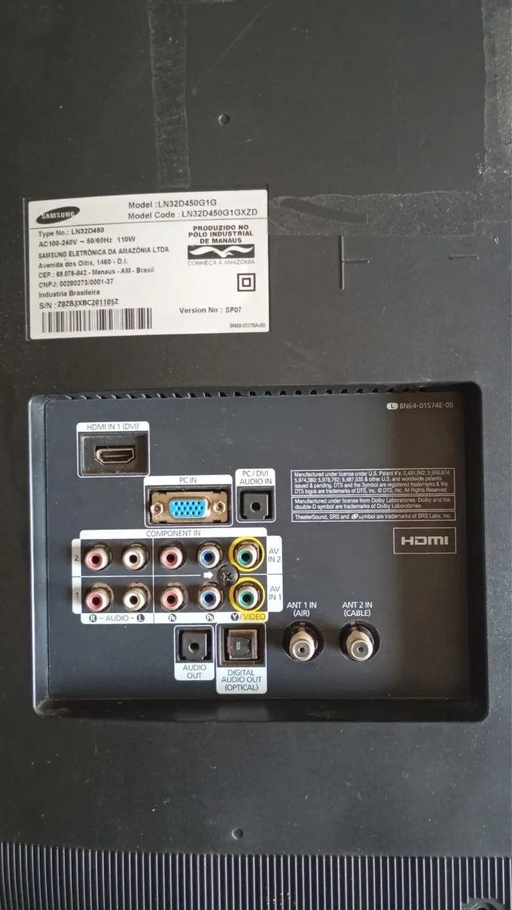 Tv samsung 32 polegadas (Destinada a conserto ou venda de peças) - Foto 2