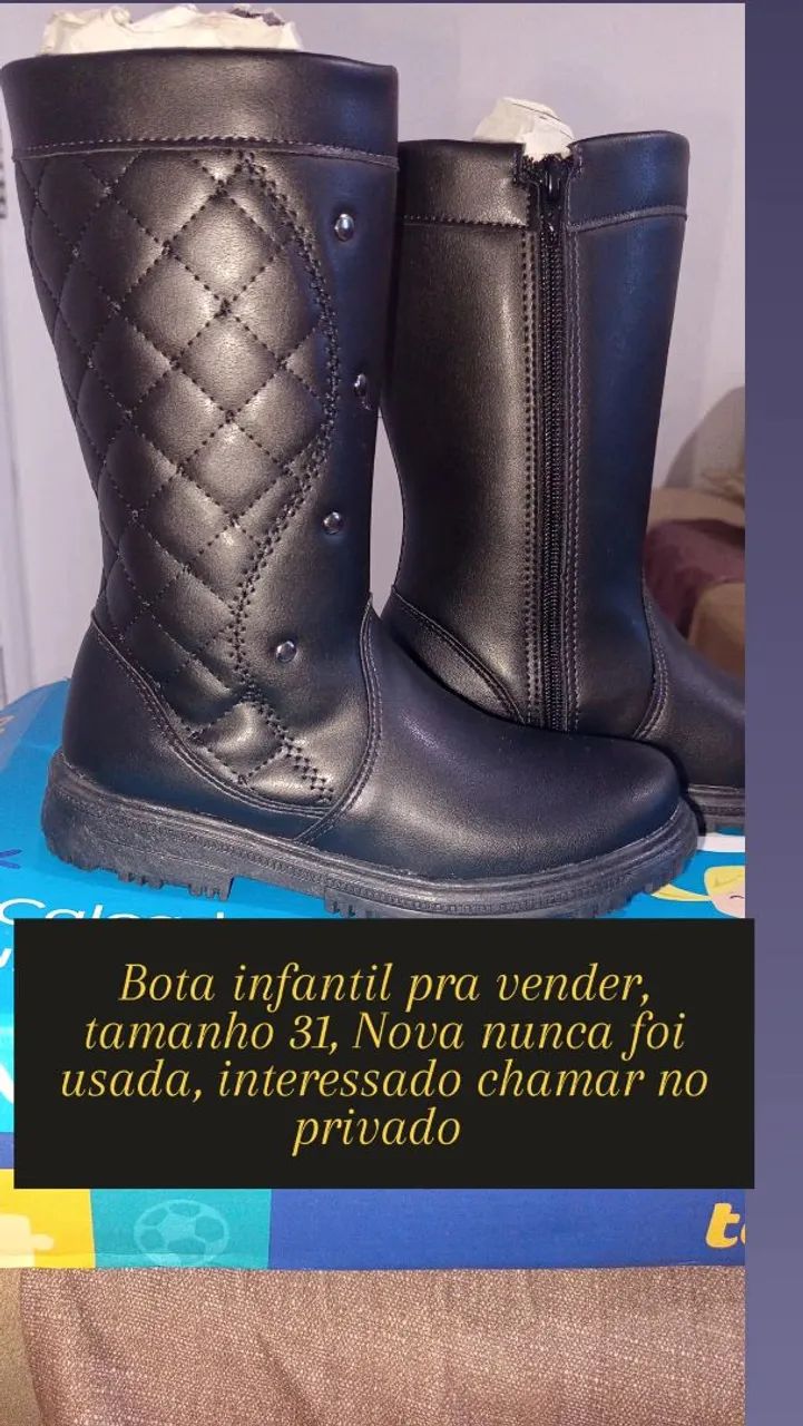 Bota infantil, Nova nunca usou  - Foto 3