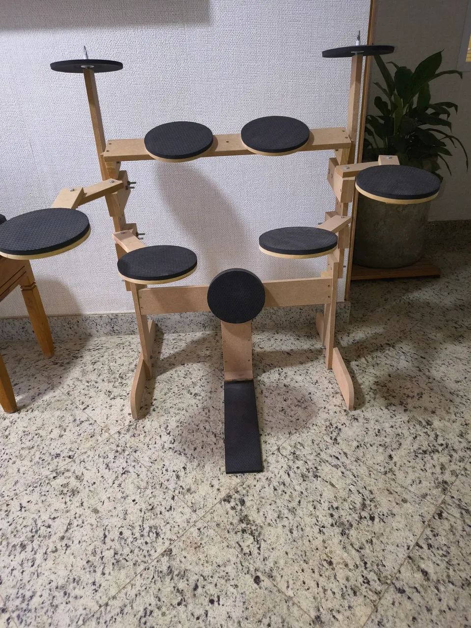 Bateria de estudo de madeira - Foto 2