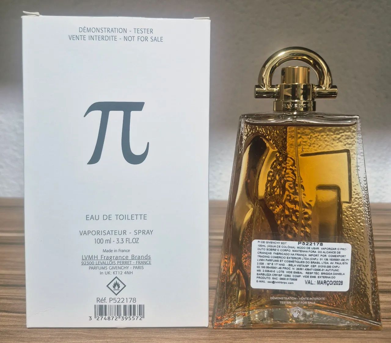 PERFUME GIVENCHY PI EDT 100ML NOVO ORIGINAL  - Foto 4