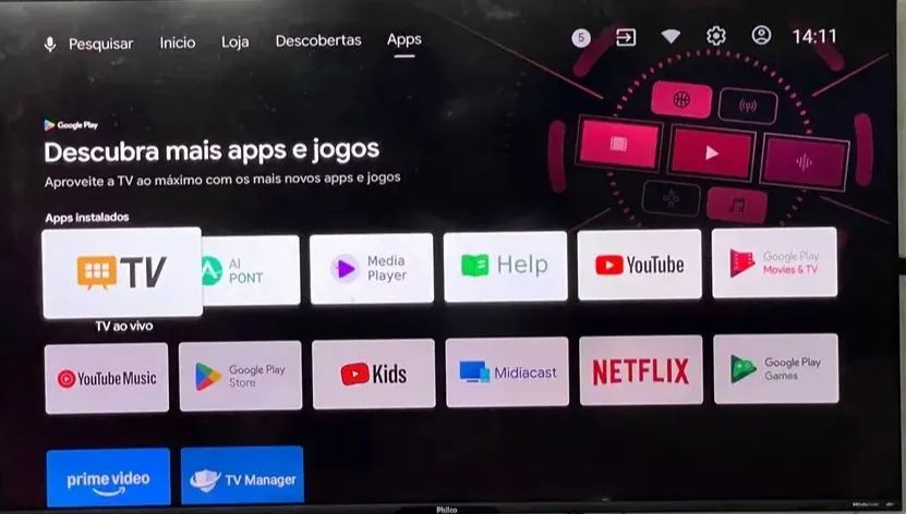 Vendo Smart Tv Philco 55 polegadas  - Foto 4