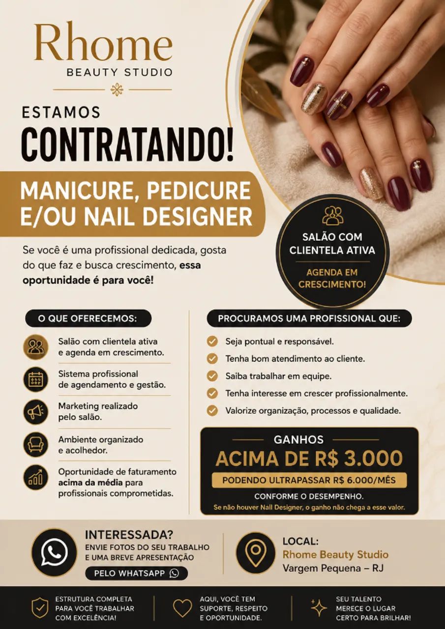 Nail Designer Vaga - Foto 2