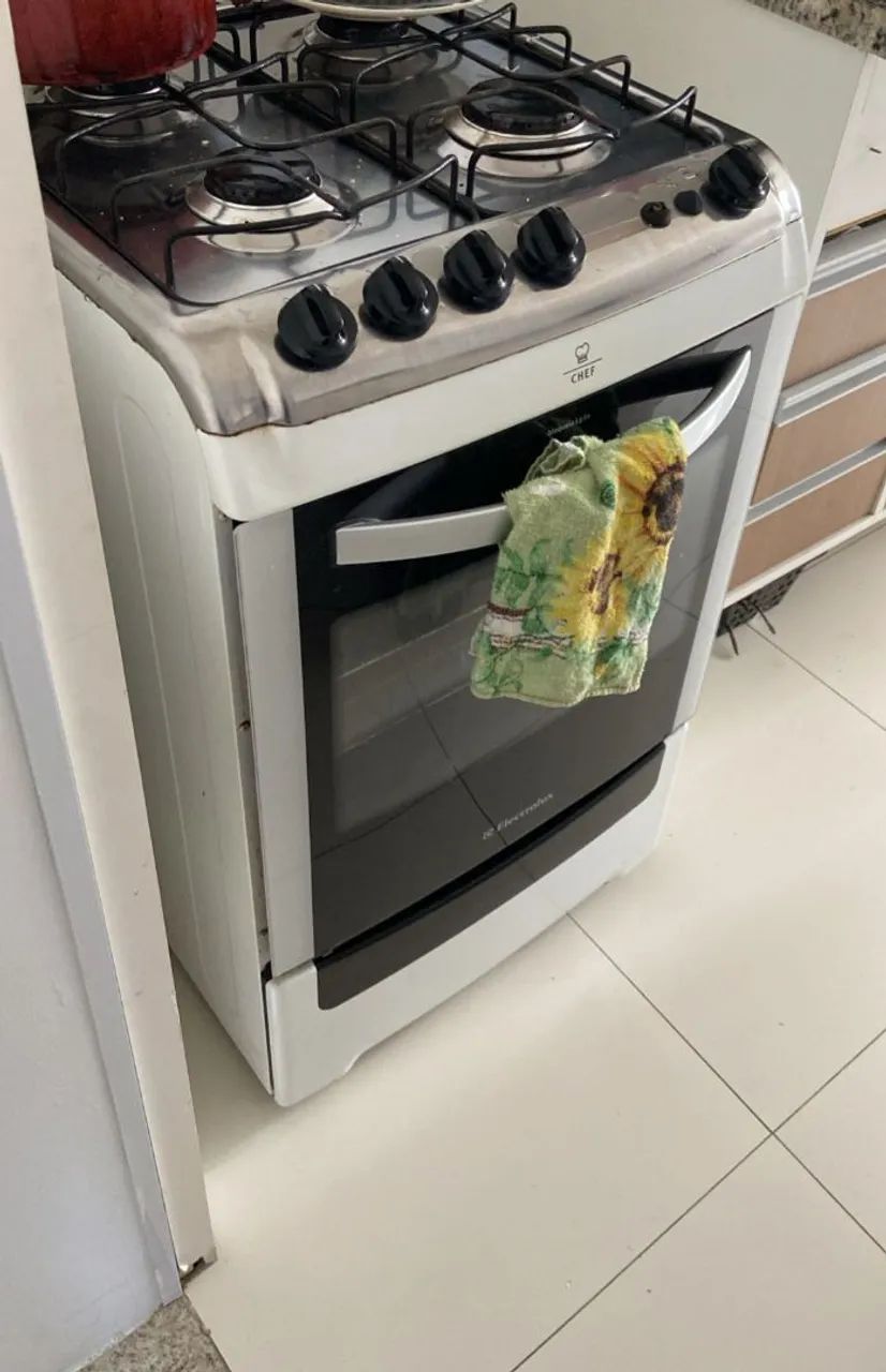 Fogão 4 bocas Eletrolux Chef