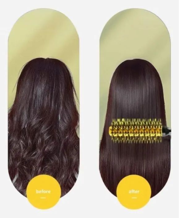 Kit 02 pc Escovas Profissionais De Cabelo Cerdas