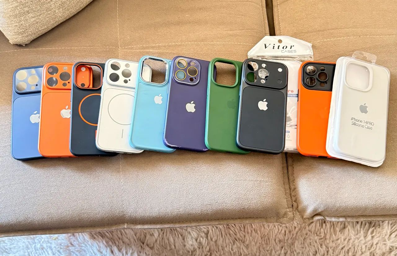 Kit capinhas iPhone 14Pro (11un) - Foto 4