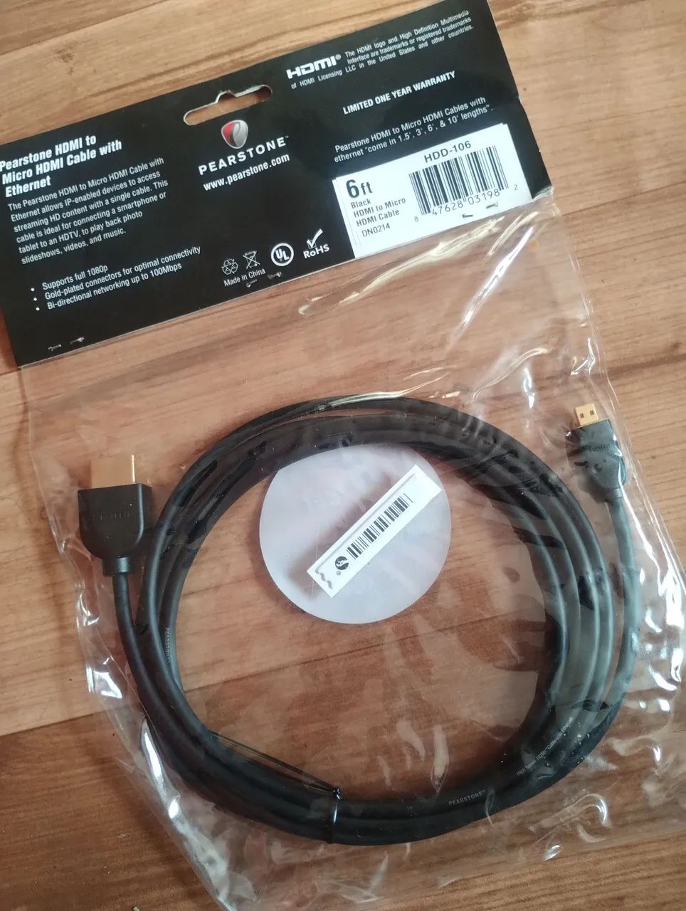 Cabo HDMI micro HDMI Pearstone(olxpay) - Foto 2