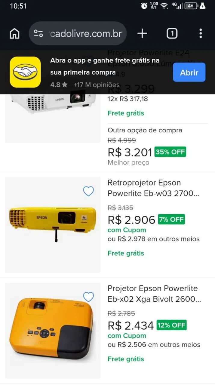 Vendo ou troco projetor epson  - Foto 4