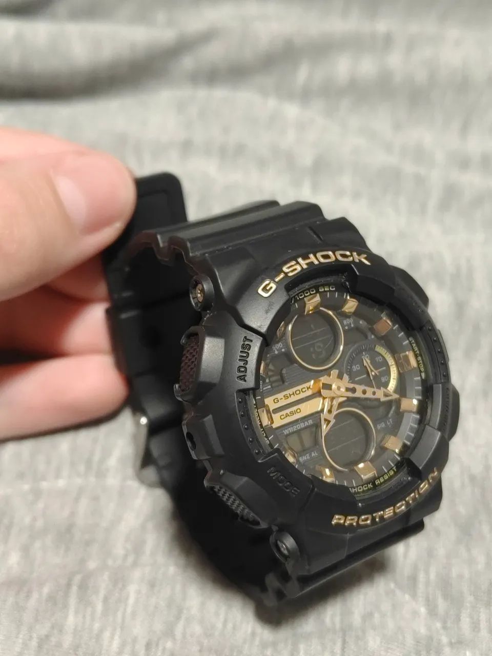 Relógio G-Shock Casio GA-100 Original-PretolDourado - Foto 3