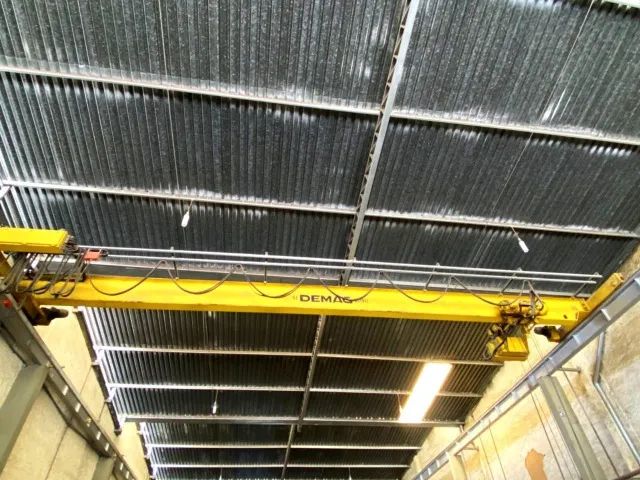 PONTE ROLANTE DEMAG 351911 - 5 TONELADAS - VÃO DE 12 METROS - 70 METROS DE TRILHO