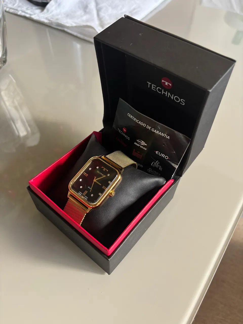 Relógio Technos Dourado Original - Apenas 5 Dias de Uso 
