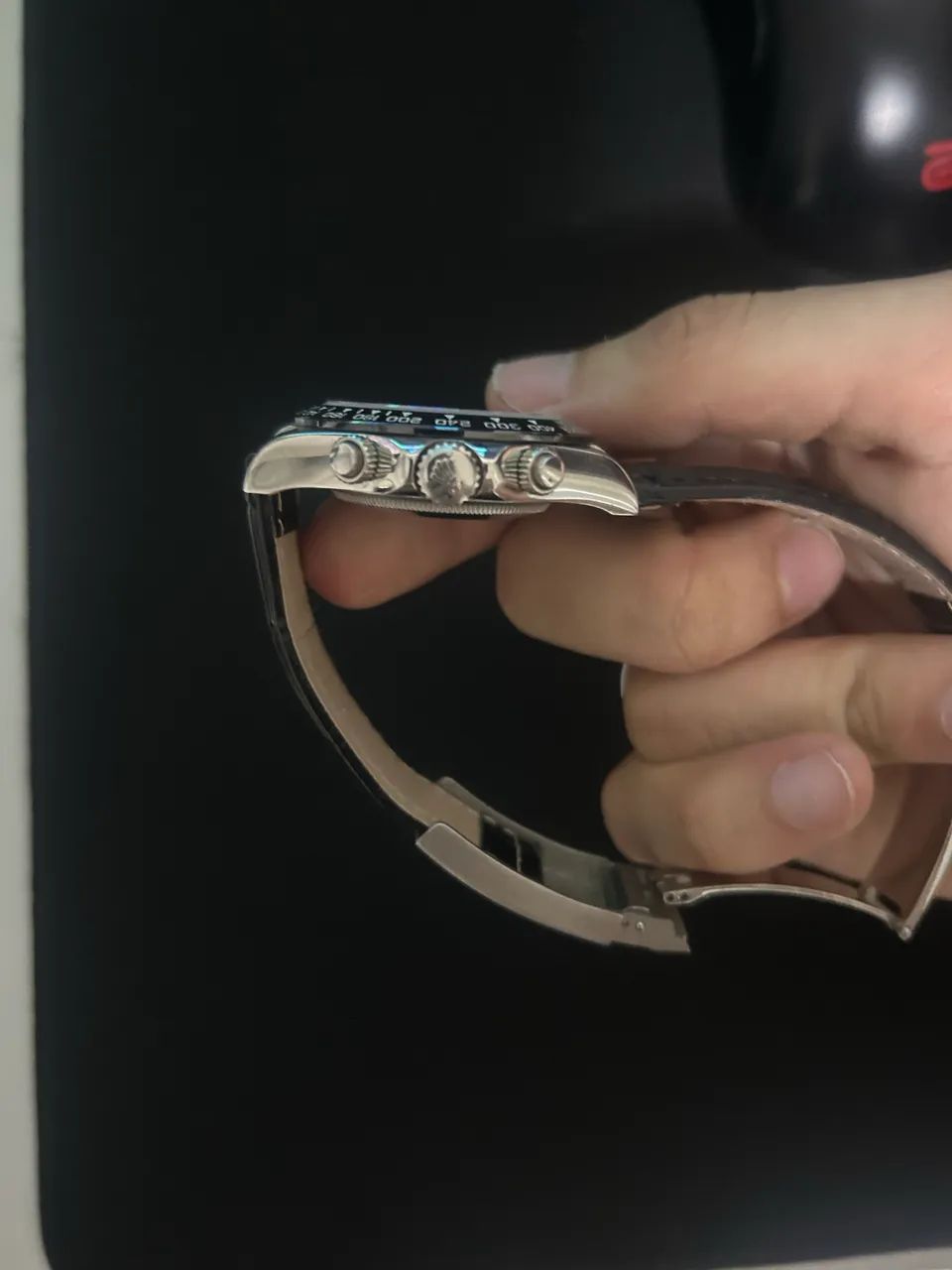 RELÓGIO, ROLEX DAYTONA -GHOST- PREMIUM, AUTOMÁTICO E VIDRO SAFIRA - Foto 2