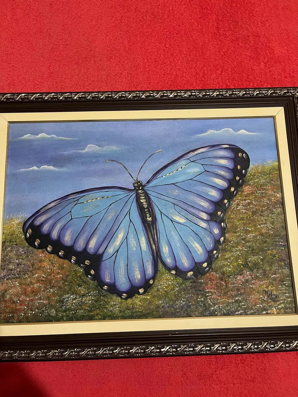 Quadro 0,65 x 085 de Borboleta 