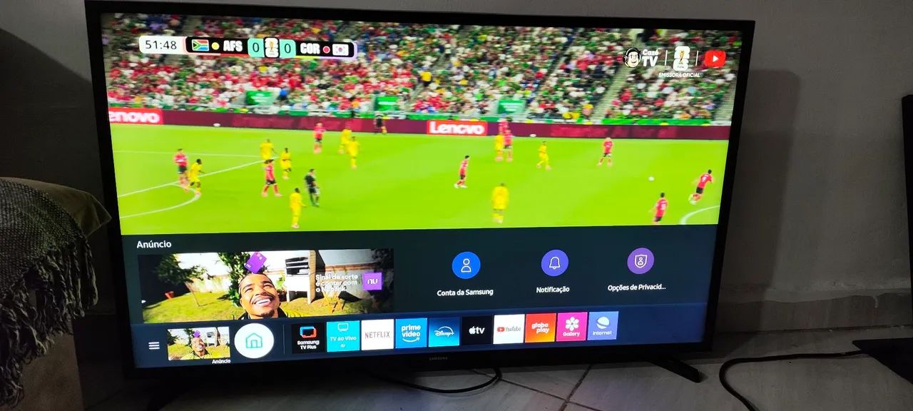 Smart tv Samsung 43 polegadas tzem
